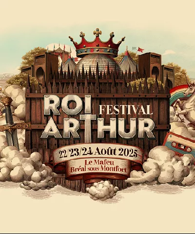 Illustration pour Festival du Roi Arthur 2025&nbsp;: rap et électronique en souverains