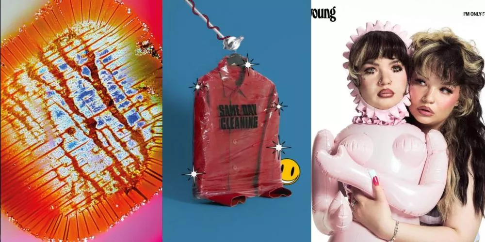 Pochette de "Nothing stands still" © Mac Declos | Pochette de "I'm Only F**king myself" © Lola Young | Pochette de "Same Day Cleaning" © Sammy Virji