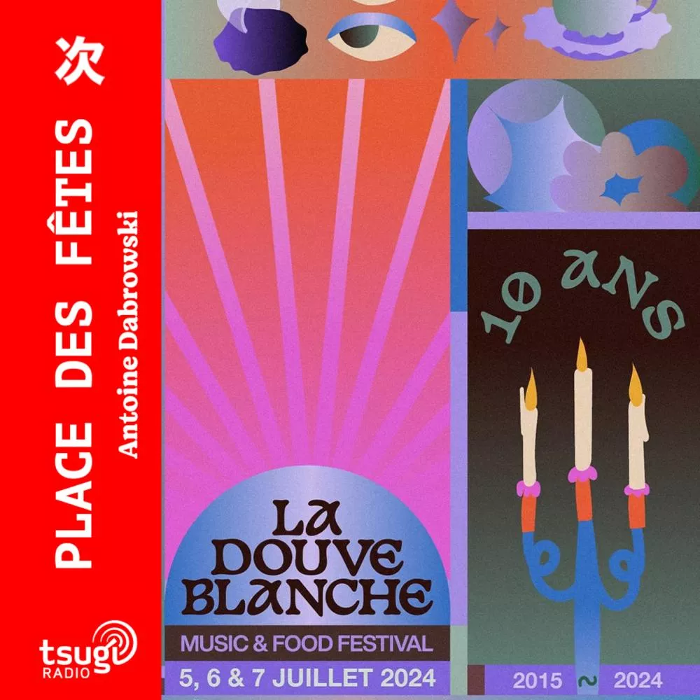 Illustration pour La Douve Blanche avec Silly Boy Blue, Violet Indigo, Marie de Brauer …