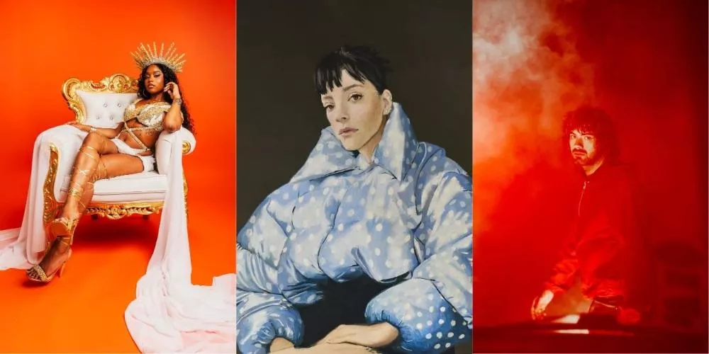 © Pochette "Queen" de Maureen, Pochette "West end girl" de Lily Allen, Pochette "Caillou" de Andéol