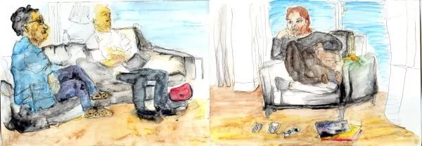 Illustration pour Le Teasing (12)&nbsp;: les dessins d&rsquo;Anastasia, la femme de Aphex Twin