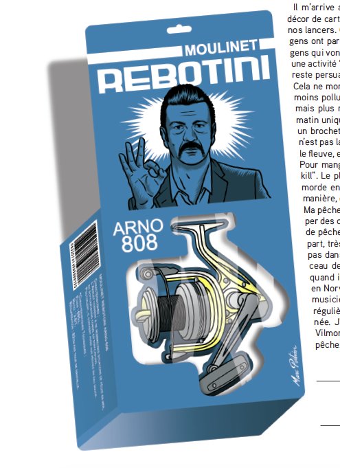 Illustration pour L&rsquo;autre passion de&nbsp;: Arnaud Rebotini et la pêche