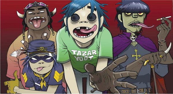 Illustration pour Gorillaz&nbsp;: un nouvel album avec David Bowie et Jean-Michel Jarre ?