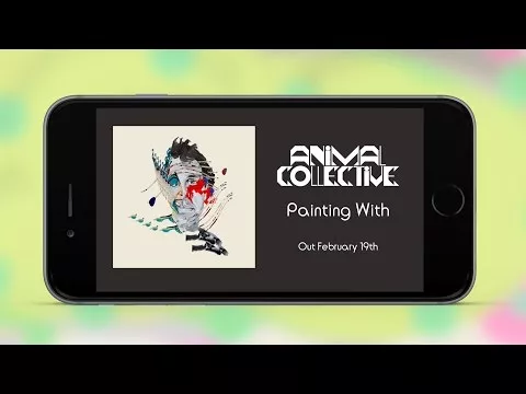 Illustration pour Animal Collective sort un morceau via une application de peinture