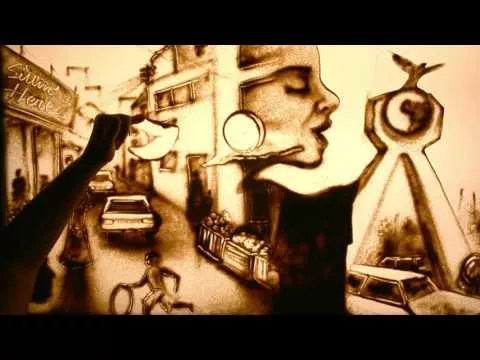 Illustration pour St Germain dévoile un nouveau clip à base de dessin sur sable