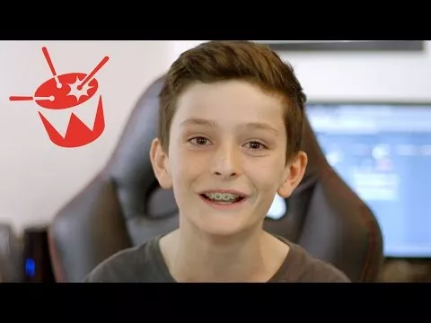 Illustration pour Seulement onze ans et déjà toute la panoplie du parfait petit producteur