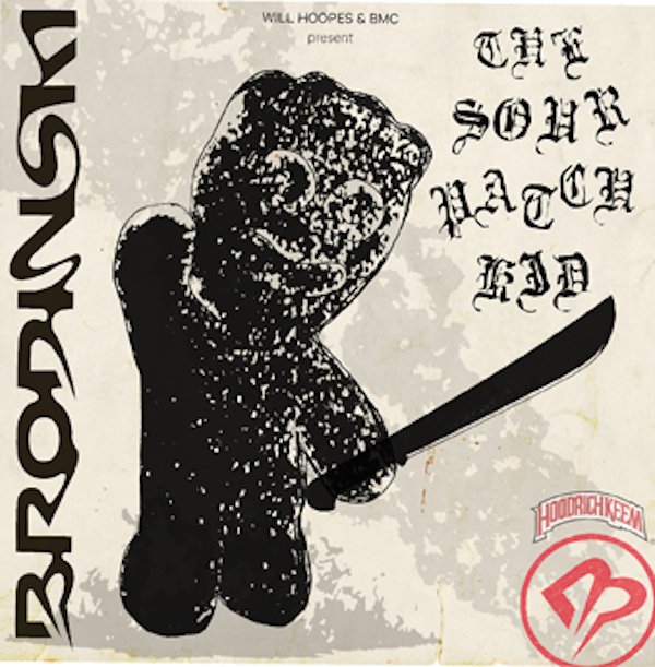 Illustration pour « The Sour Patch Kid », la compilation de rap produite par Brodinski