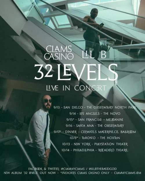 Illustration pour Clams Casino et Lil B se retrouvent sur un nouveau titre, « Live My Life »