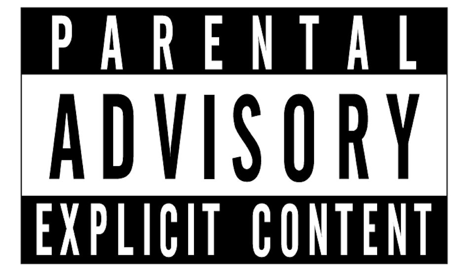 Illustration pour Bourgeoisie, heavy metal et autocollant… L&rsquo;histoire du sticker Parental Advisory