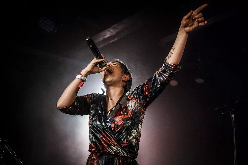 Illustration pour Live at Eurosonic, 19 jan 2018. photo: Siese Veenstra