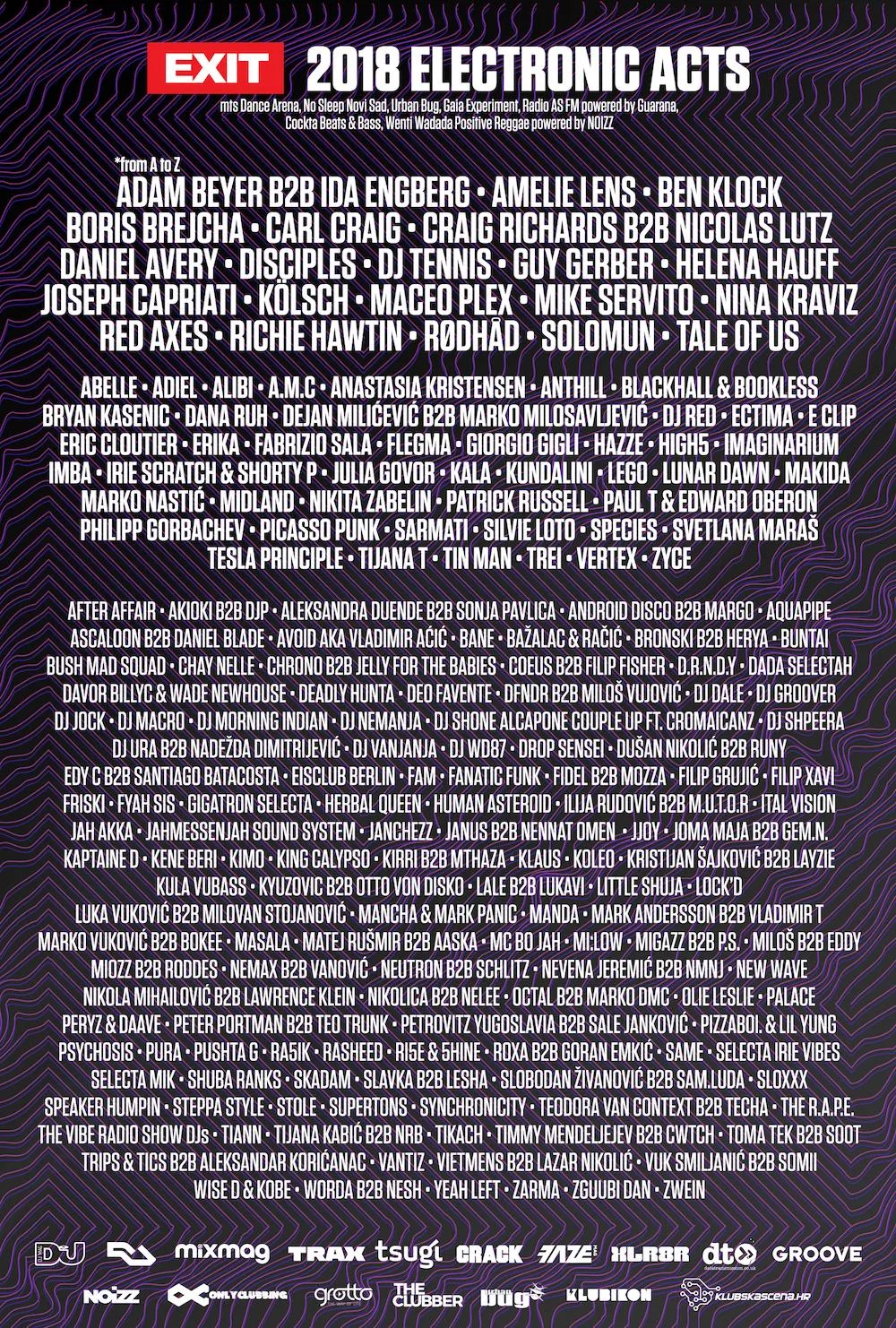 Illustration pour exit festival