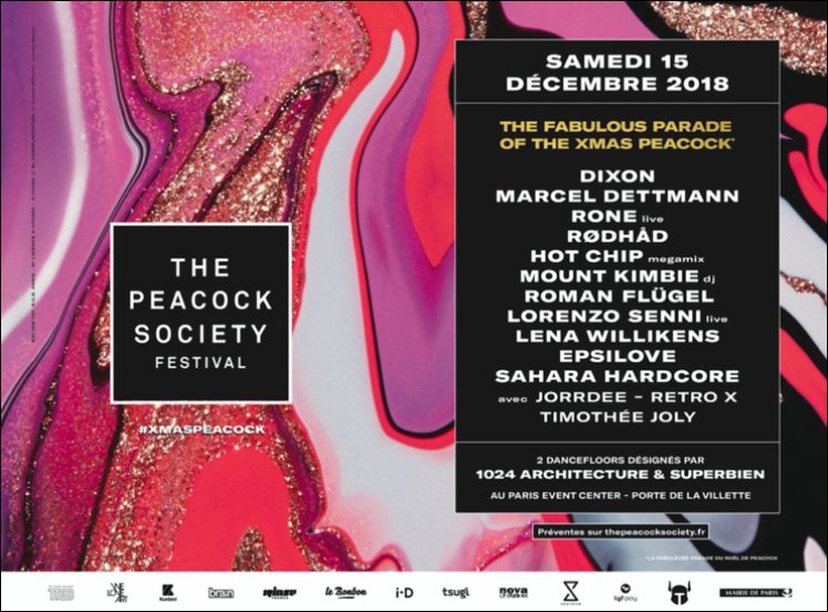 Illustration pour affiche peacock