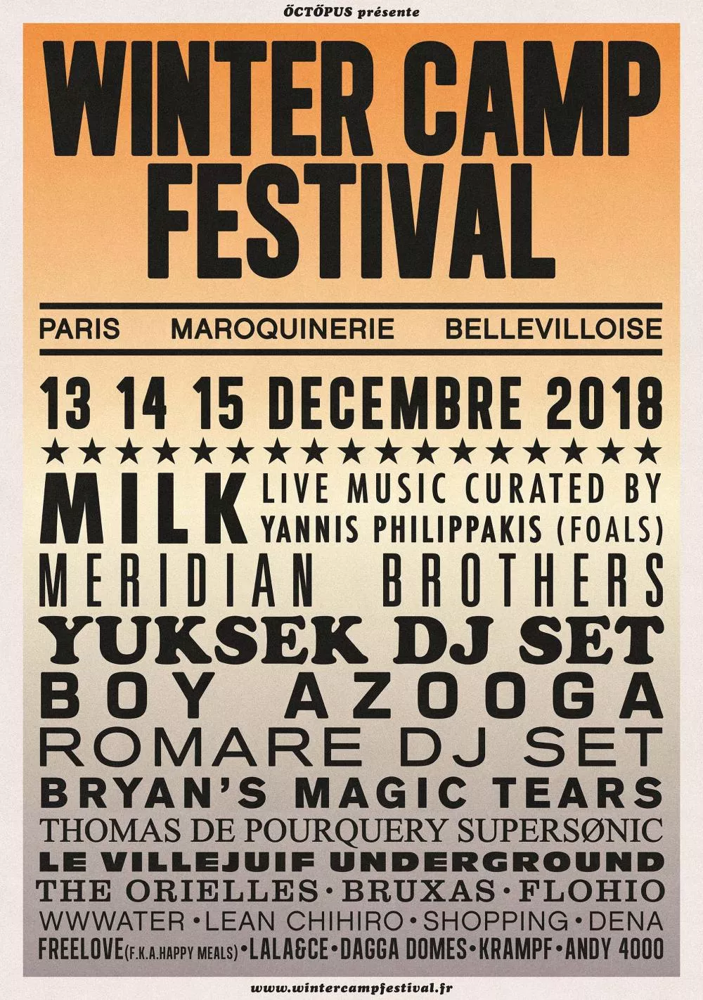 Illustration pour winter camp fest