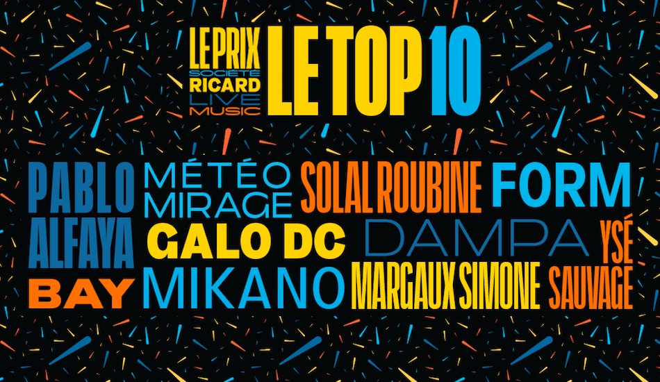 Illustration pour Playlist&nbsp;: on connait les noms des finalistes du Prix Société Ricard Live Music !