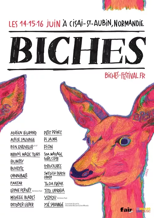 Illustration pour Affiche Lineup