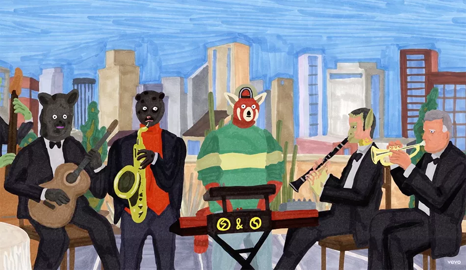 Illustration pour C&rsquo;est l&rsquo;apocalypse dans « Saba », le nouveau clip animé de Sabrina & Samantha