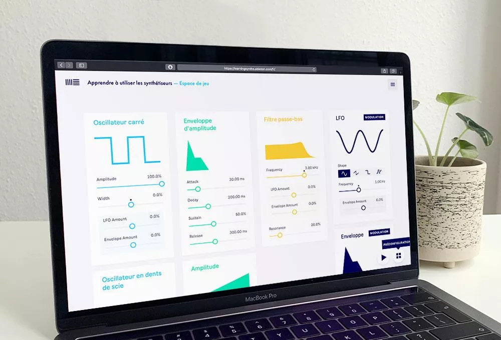 Illustration pour Simple, interactif, bien fait&nbsp;: ce tuto Ableton vous explique les bases du synthétiseur