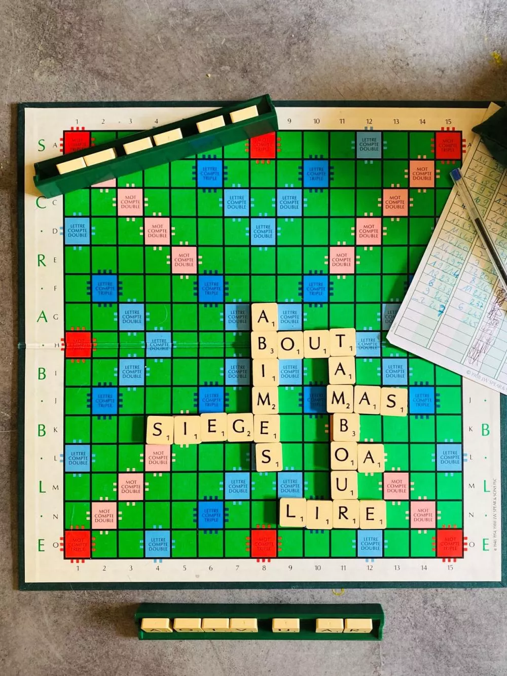 Illustration pour Scrabble