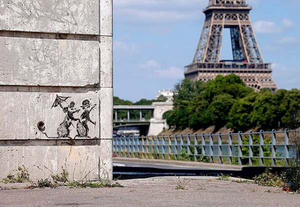 Illustration pour Banksy Paris
