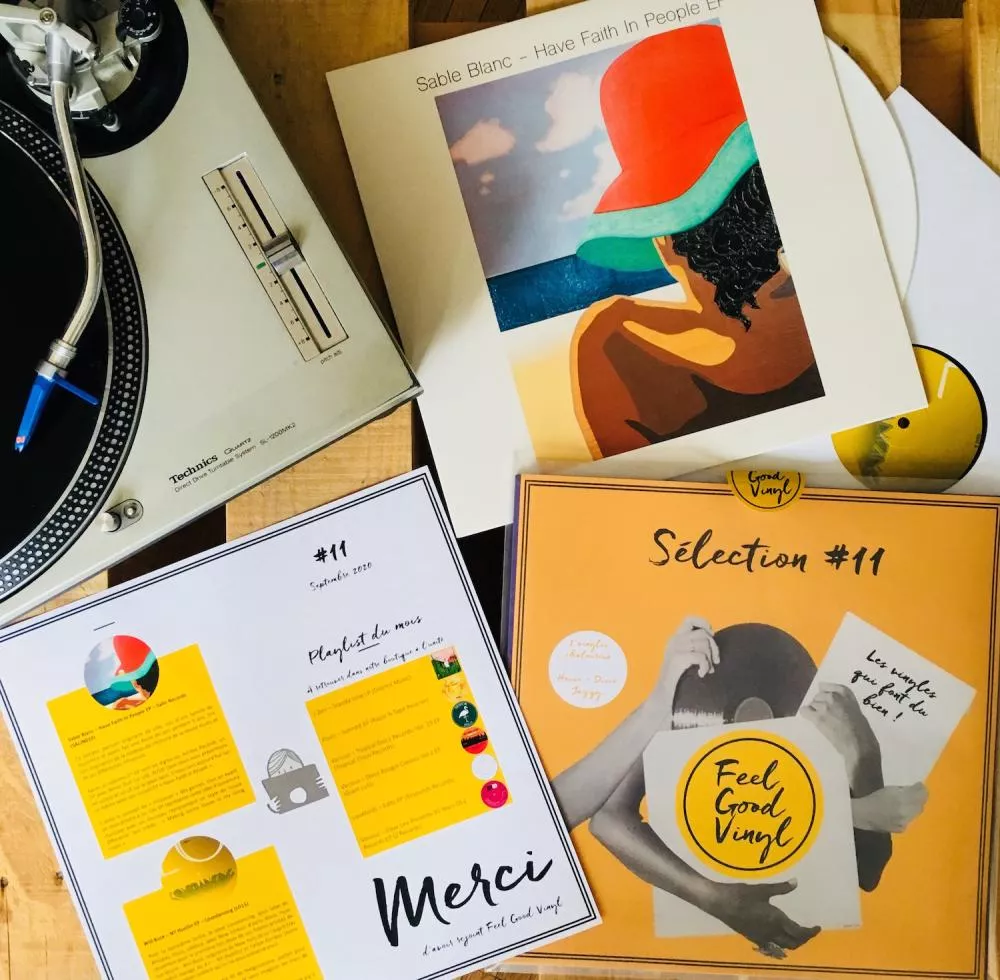 Illustration pour Feel Good Vinyl pic1