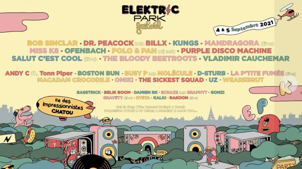 Illustration pour Elektric Park