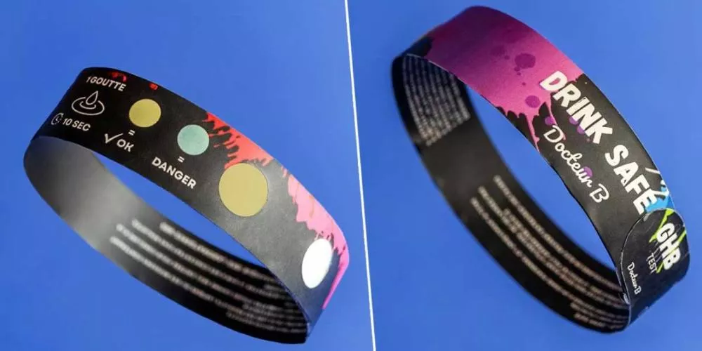 Le bracelet "Drink Safe" © Docteur B