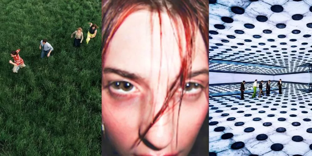 Pochette de "LOVED" © Parcels | Pochette de "The Way She Vanishes" © Belaria, Olympe4000 | Pochette de "Labyrinthe" © Feu! Chatterton