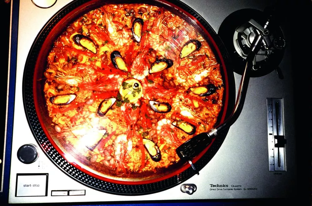 Picture Disc / Radio FG 1994 © Photo Olivier Degorce / Livre "Radio FG" / Editions La Table Ronde / Gallimard