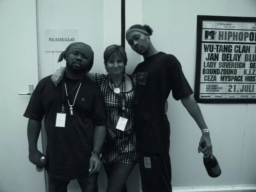 Raekwon, Eva Ries et RZA © BW Photo privée