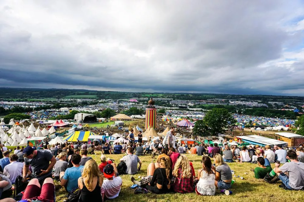 Glastonbury festival Ecosse
