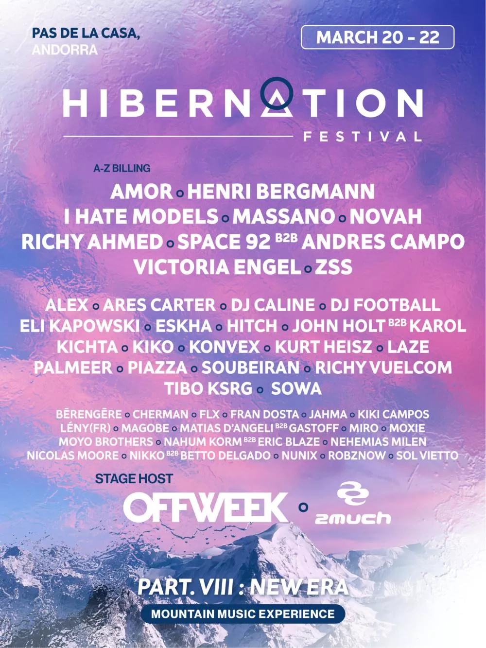 Affiche de l'Hibernation Festival © DR