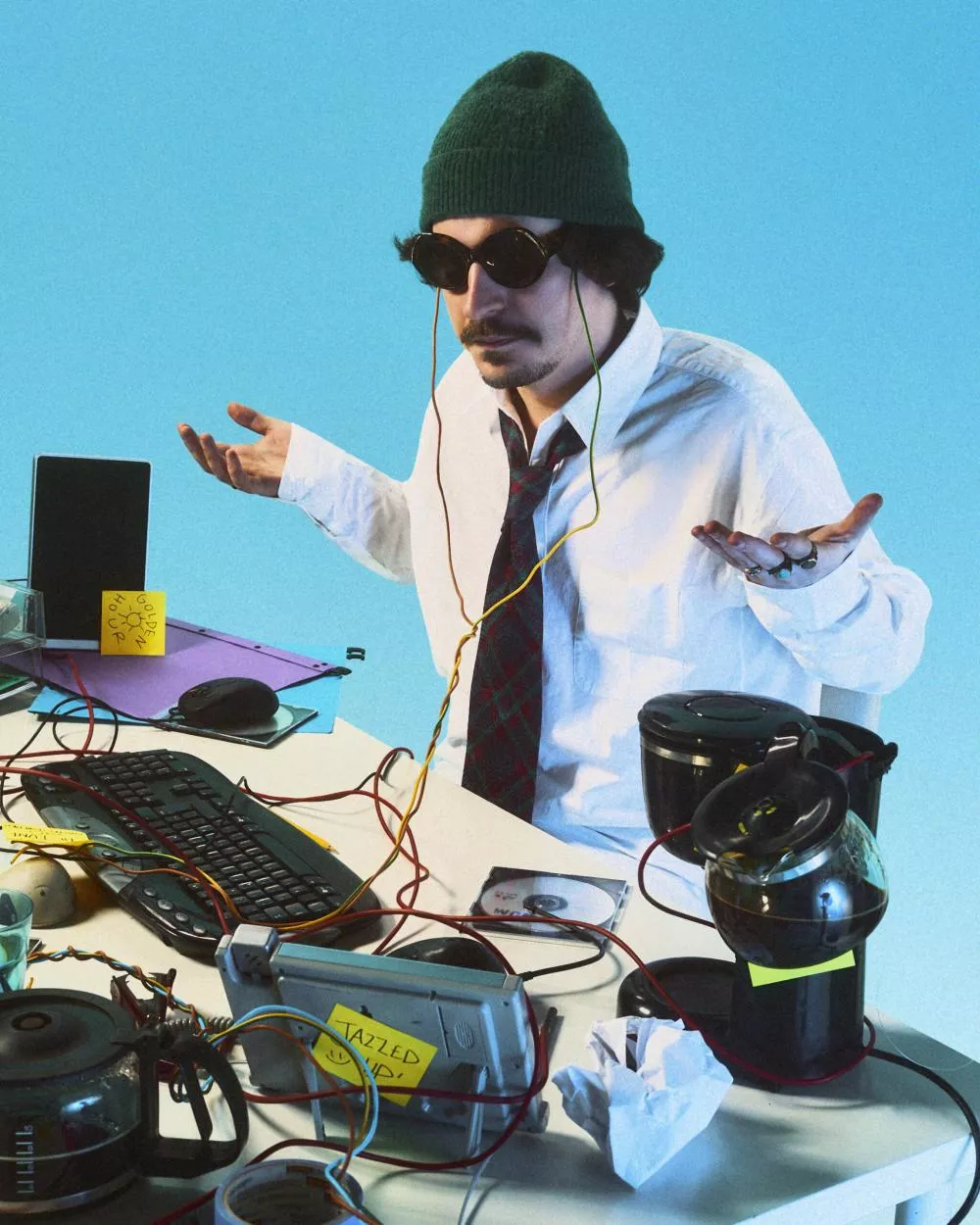 Illustration pour BELLAIRE – BORN FUNKY – PRESS PICTURES – FUNKY OFFICE 1