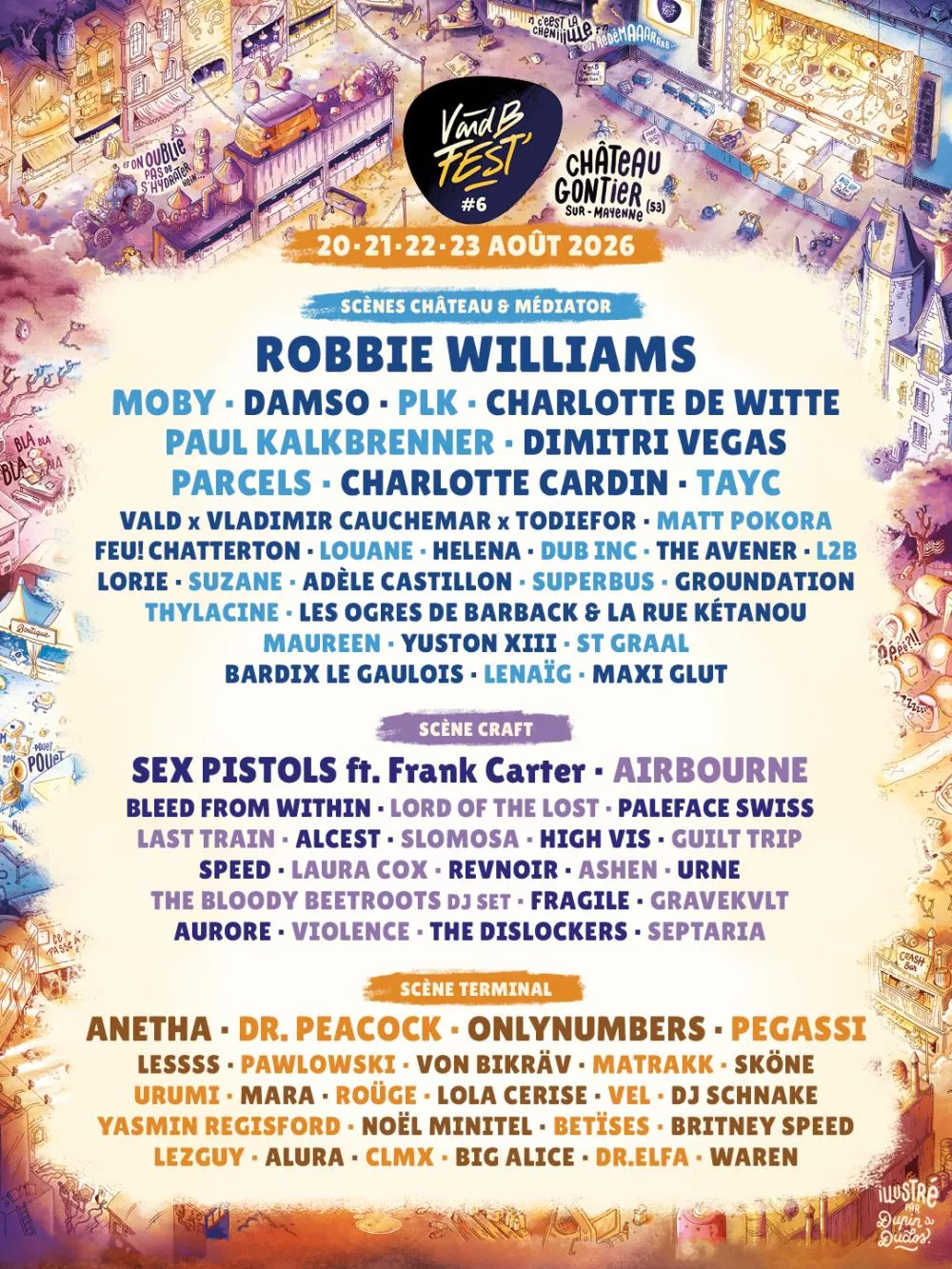 Programmation V and B Fest' 2026