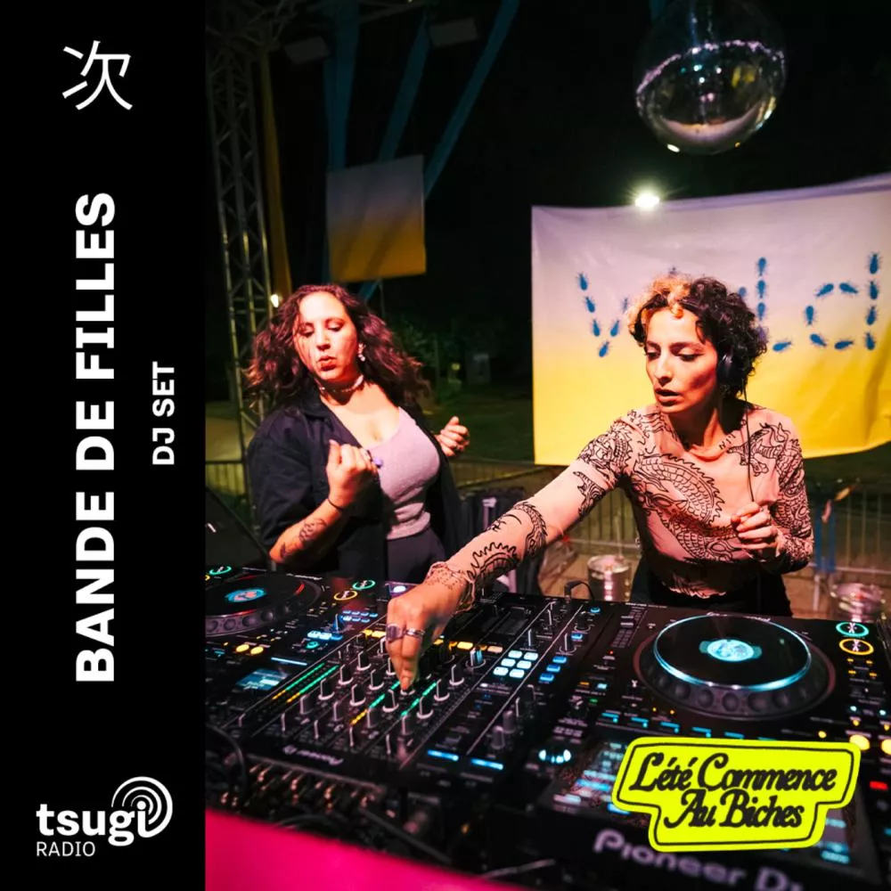 Illustration pour Bandes de Filles · DJ SET · Biches Festival