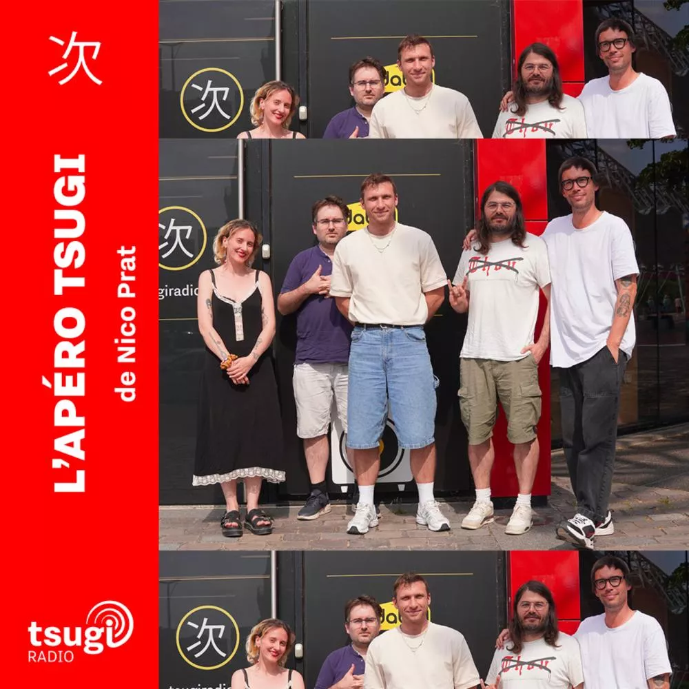 Illustration pour L&rsquo;Apéro Tsugi avec Léon Cattan, Florian Etcheverry, Max Cagnard et Christophe Moracin