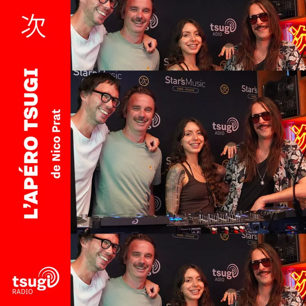 Illustration pour L’Apéro Tsugi avec Avec Clara (Red Mantis), Kevin Chamotte, Alex Hautecoeur et Abel Mazaudier