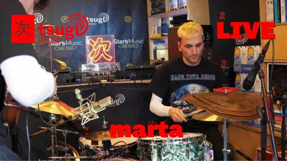 Illustration pour Tsugi Radio&nbsp;: marta en live au studio